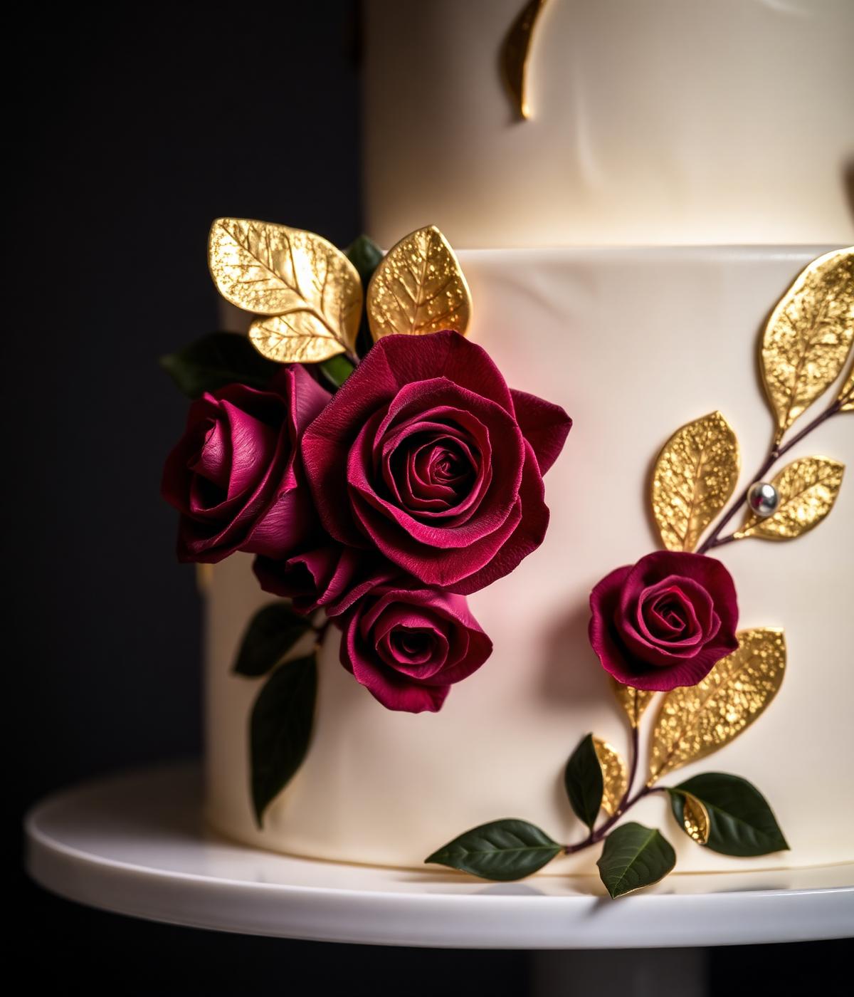 Rose & Gilt Cake
